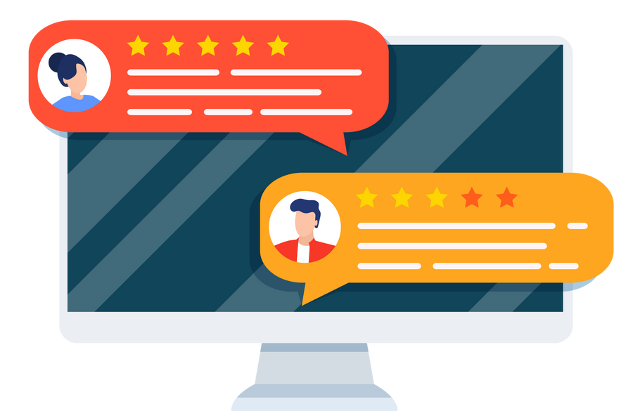Review rating testimonials online